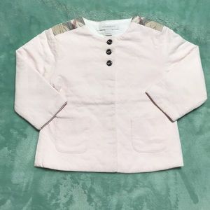 Burberry Girls pink sweater size 18m